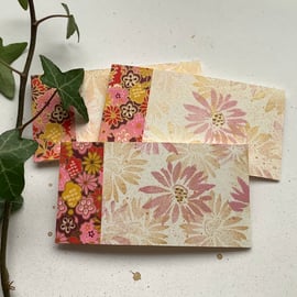 GIFT TAGS, . ( set of 3 )  ' Bloom '. Flowers. Spring. .