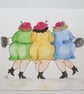 Best friends together original watercolor painting  - Image 4