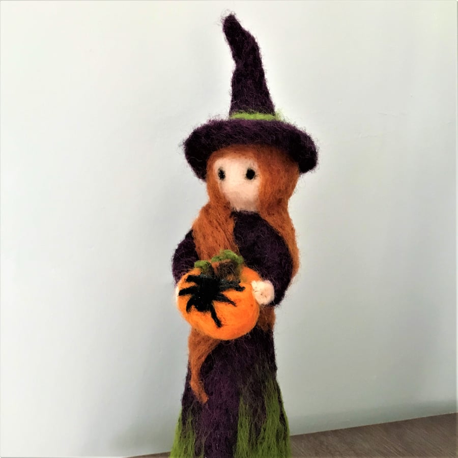 Needle Felted Witch