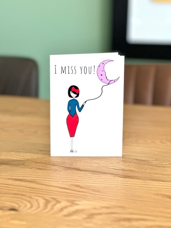 I Miss You Greeting Card 