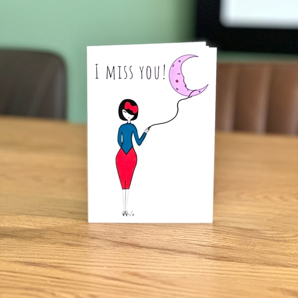 I Miss You Greeting Card 