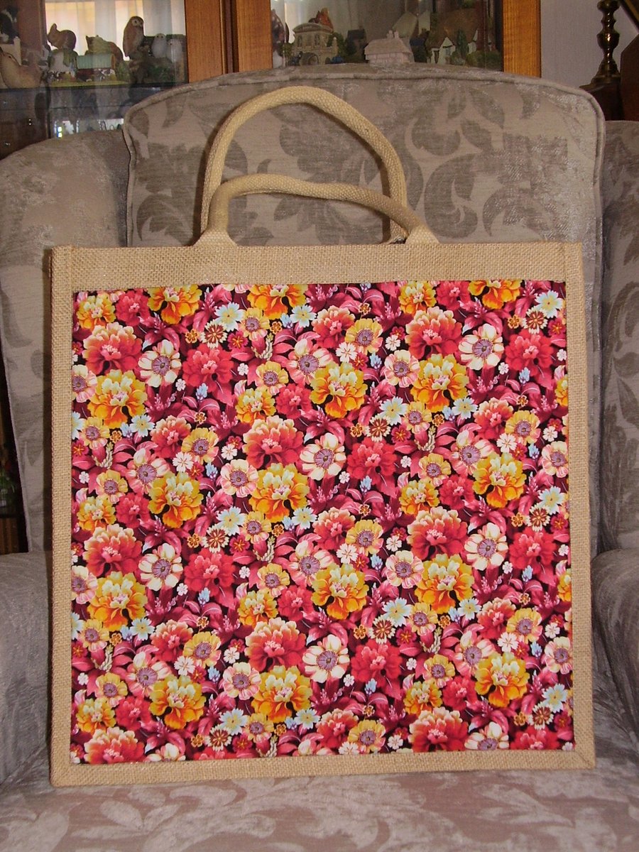 Jute Bag with Padded Handles