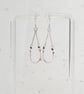 Sterling Silver Twisted Ribbon Earrings - Handcrafted Flat Wire Jewellery - Image 5