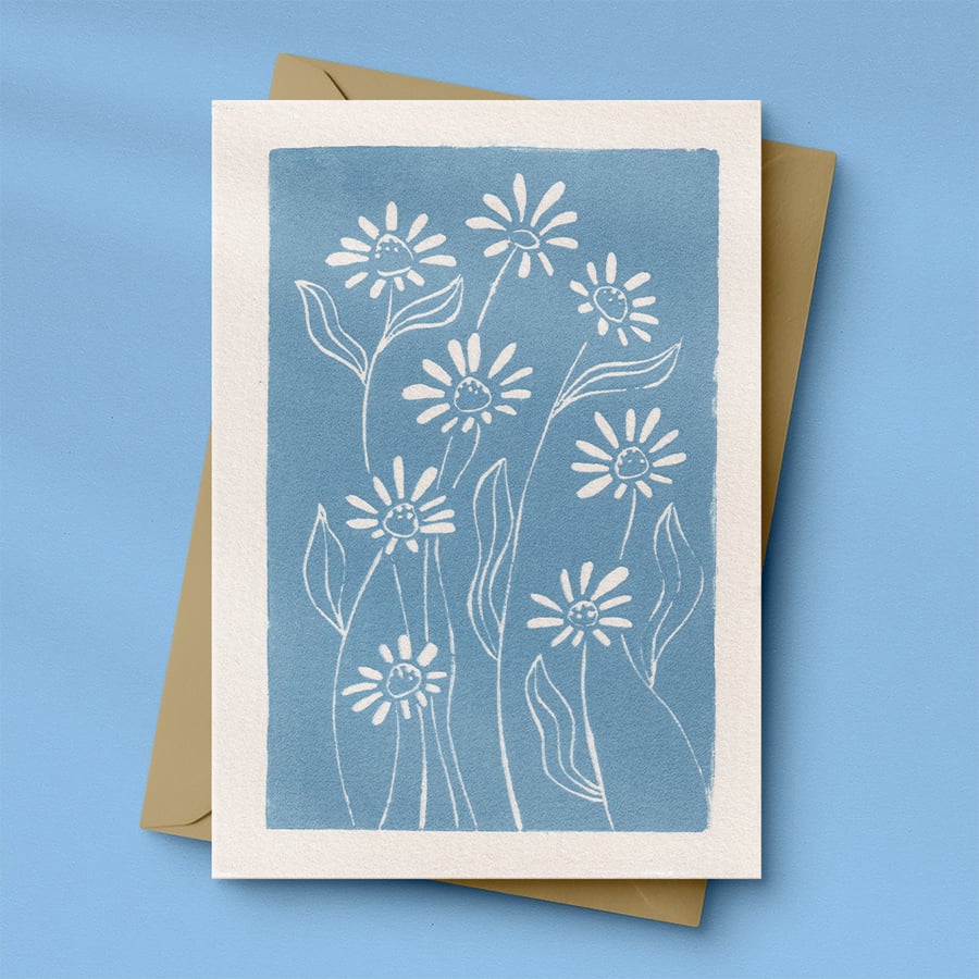 Daisies Greetings Card