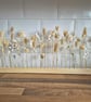 Wooden Flower Bar, wildflower decor, dried flower bar, floral decoration, 