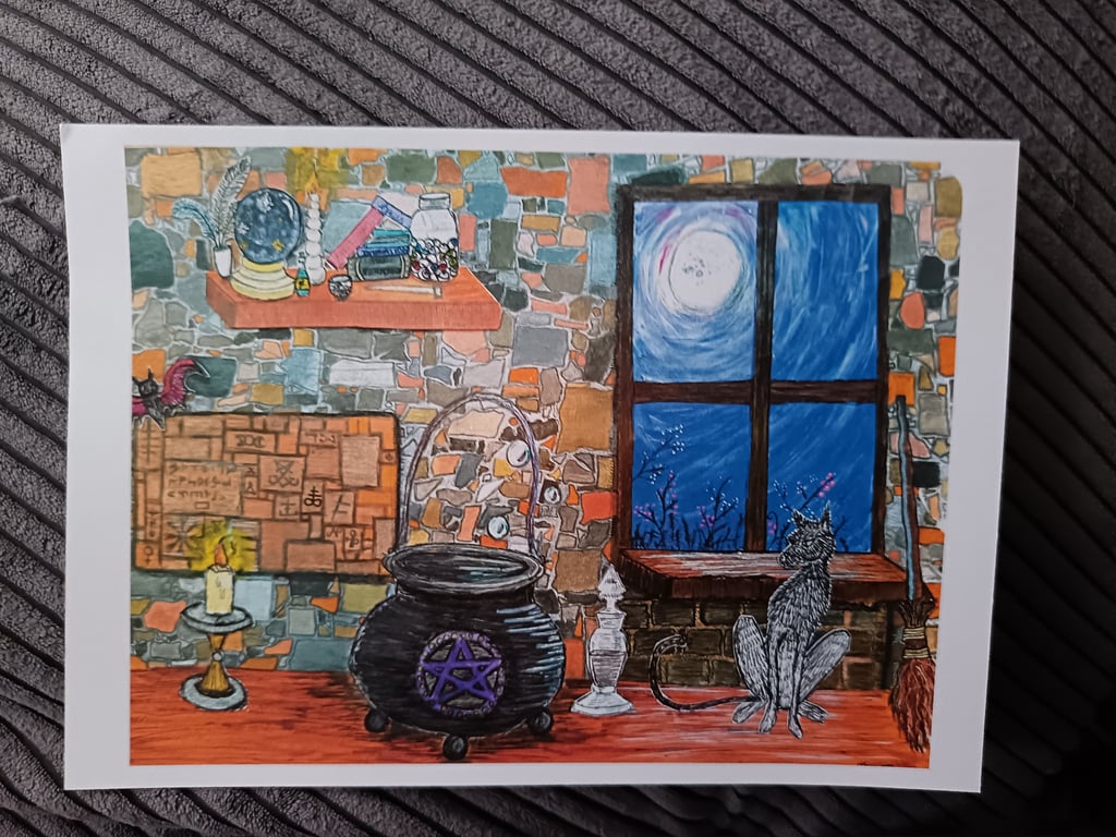 Dreams in the Witch House: A4 Print
