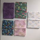 Hand made credit card holders in animal and nature design