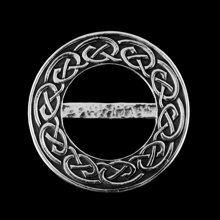 Nouveau Celtic Pewter Scarf Ring