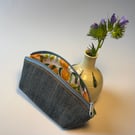 Upcycled denim coin purse
