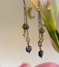 Fliss - Purple & Yellow Earrings  - Image 1