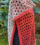 Handmade Crocheted Scarf, Ombre yarn - Image 8