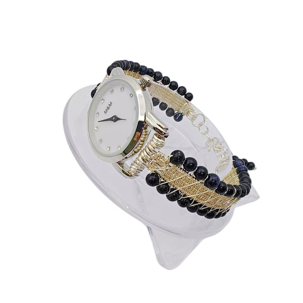 Gemstone beads Bracelet Watches Beaded Watches for women Wrist Watches Personali