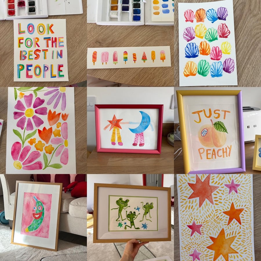 Image of Personalised watercolour paintings