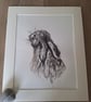 Rustic rabbit  floppy ears painting  - Image 1