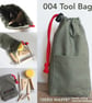 Split Leg Tie Apron for Potters & Makers with 3 Pockets and Tool Loop. Green - Image 10