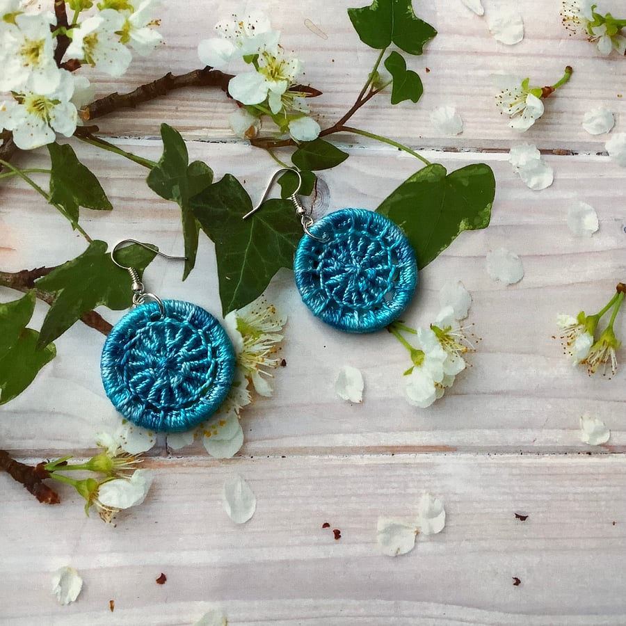 Dorset Button Earrings 