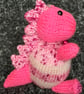 Dinosaur keyring Pink and pink multi - Special Gift - Image 2
