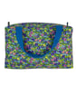 Large wash bag in Liberty cotton, floral toiletries bag with handles and pocket. - Image 5