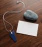 Royal Blue Sea Glass Necklace 