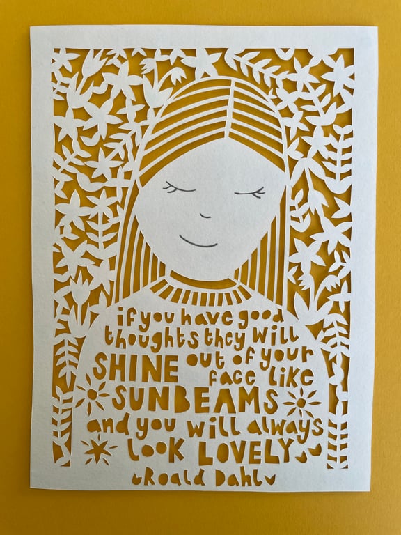 Good Thoughts Papercut