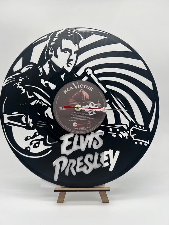 Elvis Presley - 30cm - laser cut vinyl LP Clock.