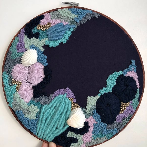 Lavender breeze a 12 inch art piece 