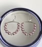 Pearl Hoop Pearl Earrings  - Image 8