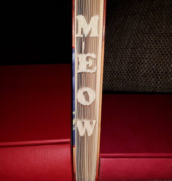Meow CUT & FOLD folding Pattern - EMAILED PDF PATTERN