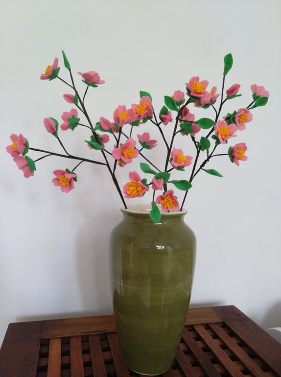 Felt Cherry Blossom Branch 
