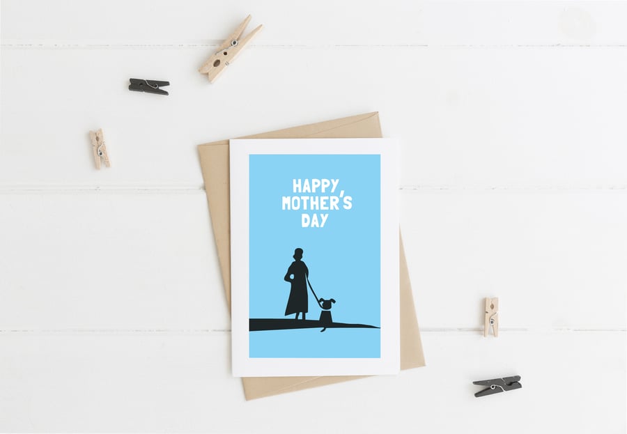 Mother's Day Card with Dog