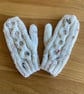 Aran knitted child mittens 3-5 years - Image 1