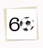 60th birthday card, Age 60 football card - Image 2