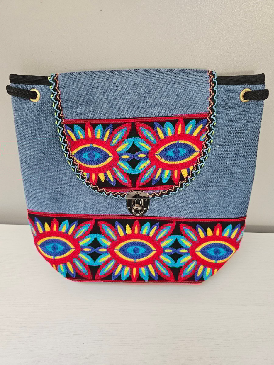 Textured Felt Artisan Rucksack 