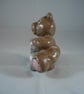 Ceramic Animal Bear Birthday Celebration Figurine Number Six Ornament Decoration - Image 2