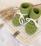 Tootsie Booties 100% Wool Apple Green - Image 1