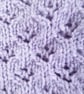 Baby girls cardigan hand knitted in sparkly mauve 2 - 3 years 26 inch chest - Image 3