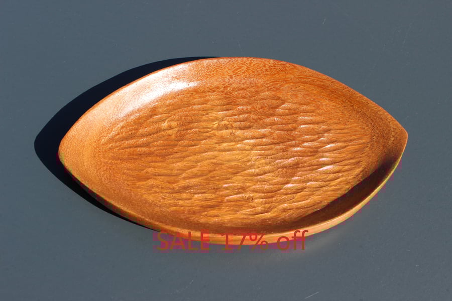 Mango Wood Snack Dish  (WB8)