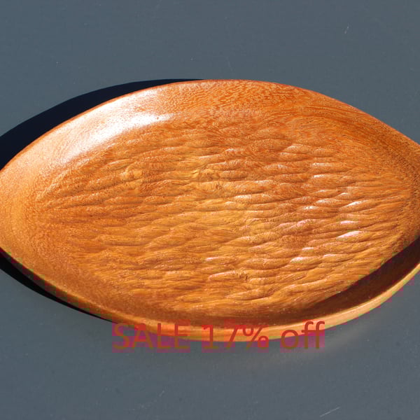 Mango Wood Snack Dish  (WB8)
