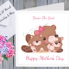 Personalised Cute Beaver Mother's Day Card: Add Your Message