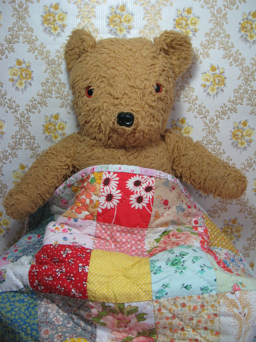 Hand Sewn Baby Quilt Folksy