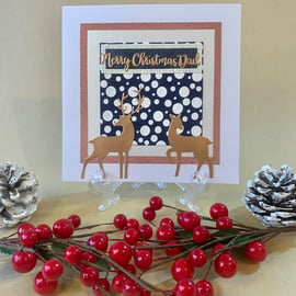 Handmade Merry Christmas Dad Card