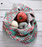 Hand Knitted cotton shopping grocery bag  - Image 4