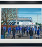 Stranraer, Framed & Unframed Fine Art Print Football FC, Stair Park Stadium Gift - Image 1