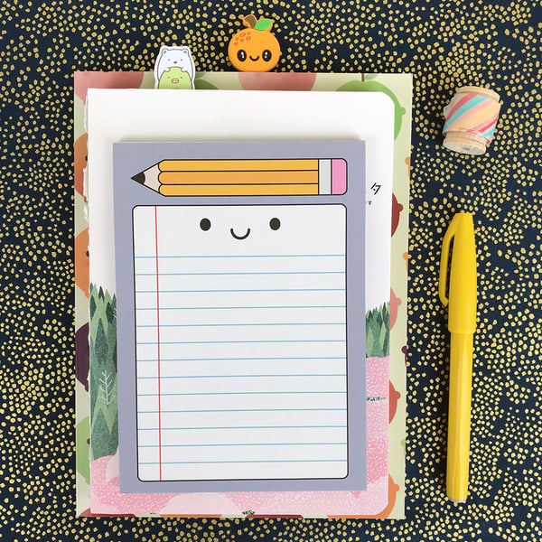 Happy Stationery - Kawaii Notepad for Lists