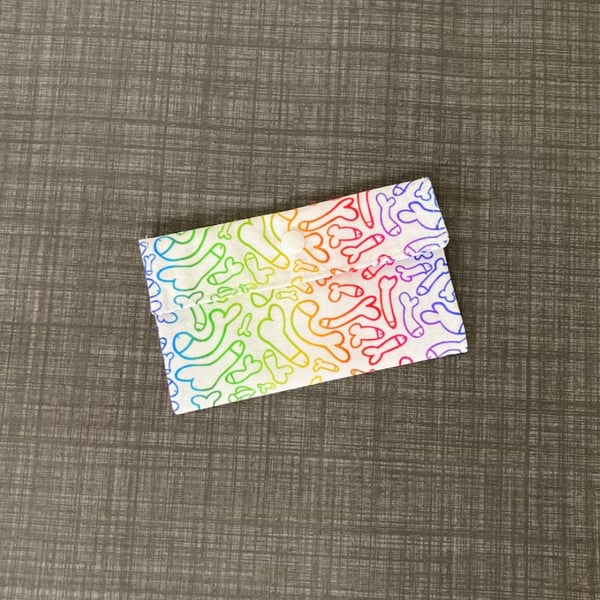 Fun Willy Fabric Money Wallet: Bank Note Gift Pouch.