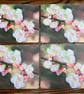 Spring blossom placemat: cork backed hardboard design - Image 2