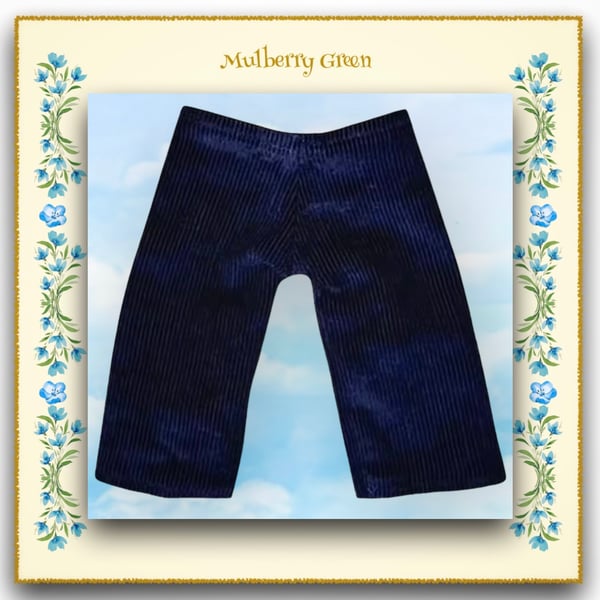 Navy Corduroy Trousers