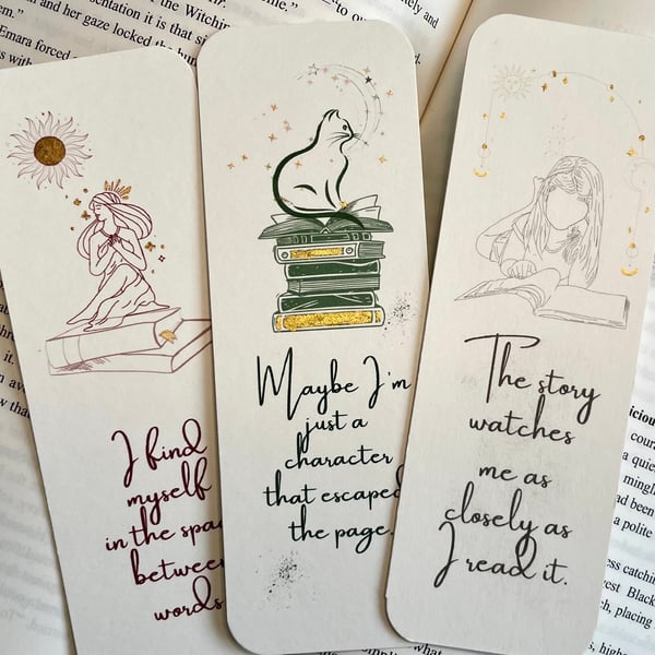 Set of 3 Bookmarks 