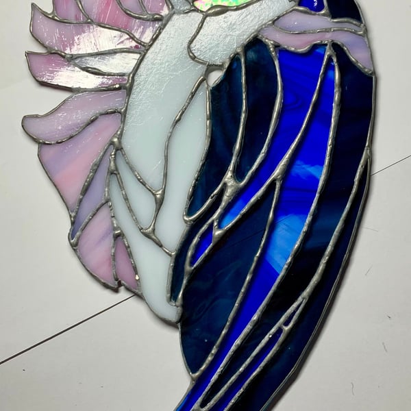 Stained glass unicorn suncatcher