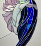 Stained glass unicorn suncatcher
